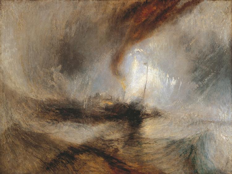 Joseph Mallord William Turner Snowstorm Boat at the Harbour Entrance (mk10)